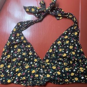 Urban Outfitters Floral Halter Top